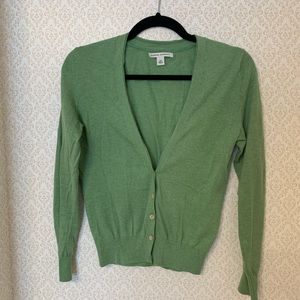 Sage green Banana Republic cardigan